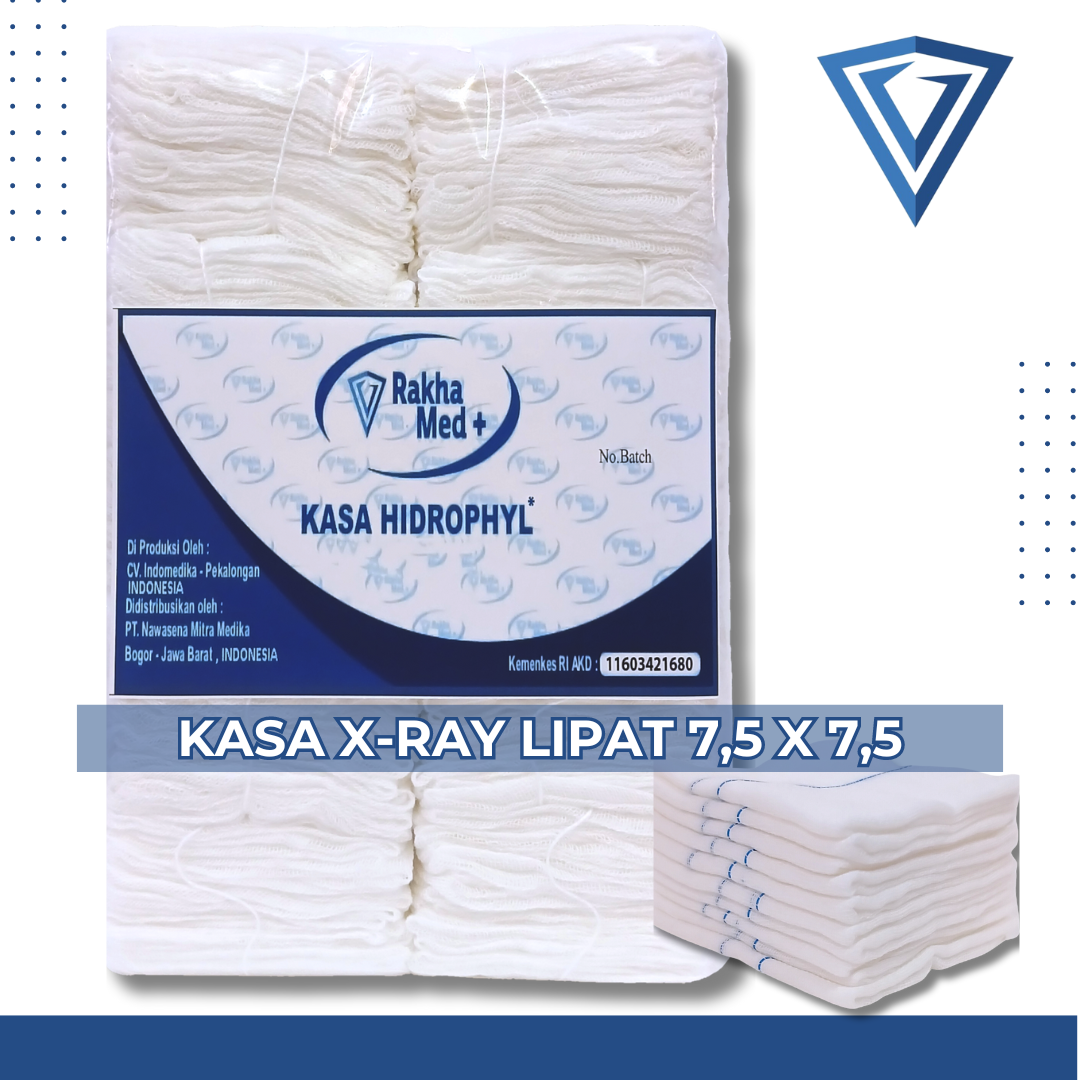 Kasa Xray Lipat 7,5cm x 7,5cm
