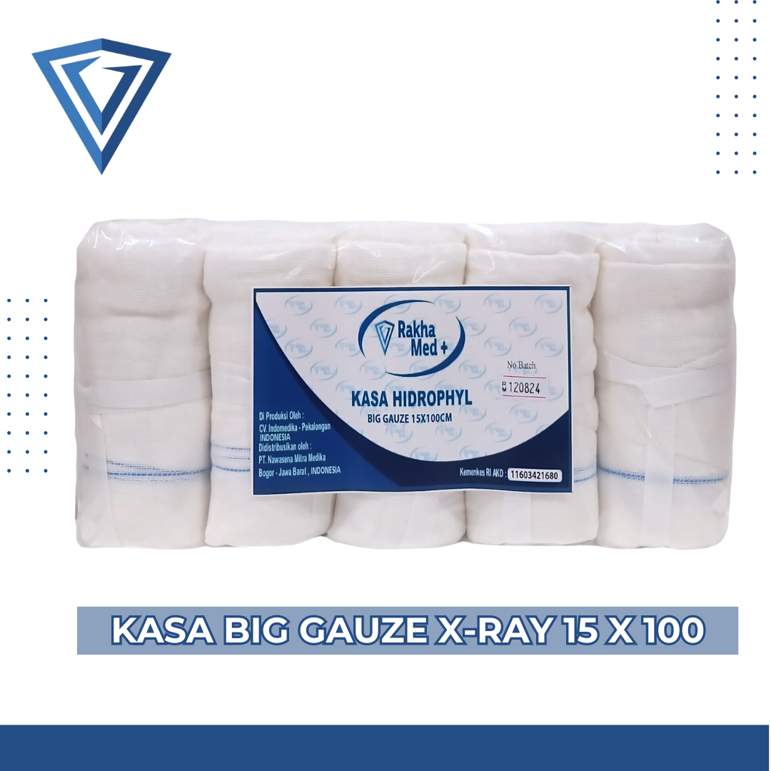 Kasa Big Gauze Xray 15cm x 100cm